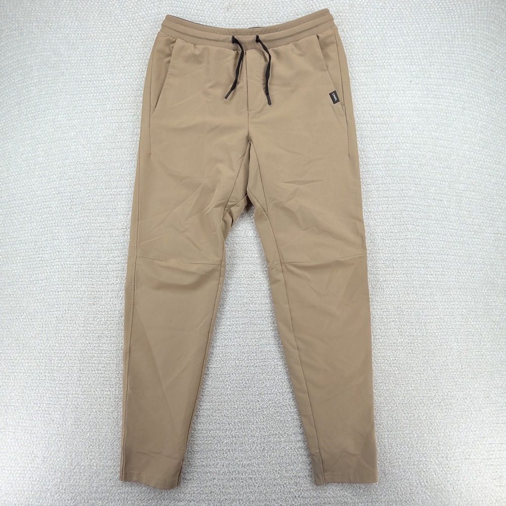 UNRL Apex Performance Pants Mens Small Desert Khaki Stretch Golf Joggers